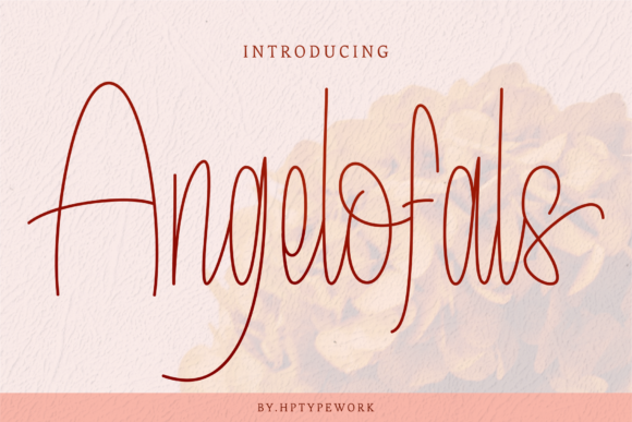 Angelofals: The Elegant Script Font for Modern Branding