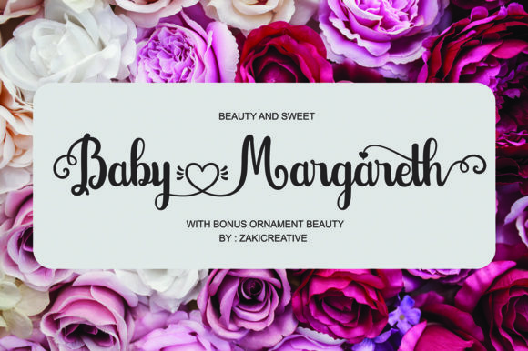 Baby Margareth: A Whimsical Script Font for Editorial Design