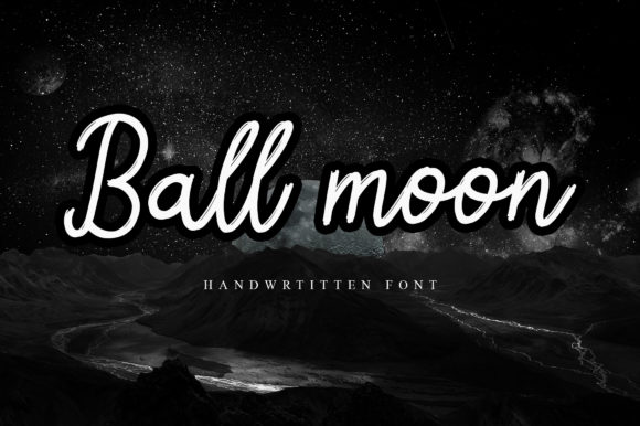 Ball Moon Font for Modern Branding Campaigns
