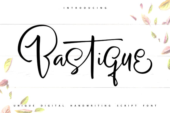 Bastique Script Font for Elegant Handmade Designs