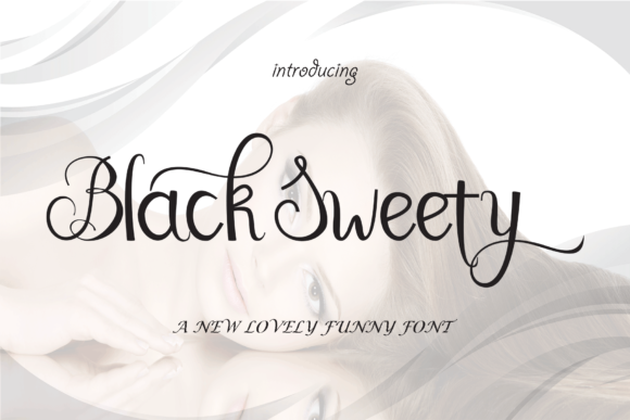 Black Sweety: A Delicate Script Font for Branding