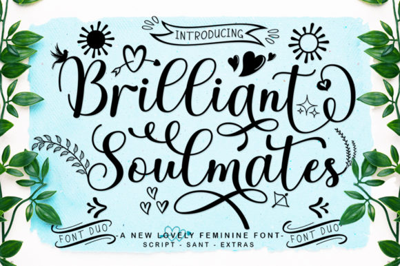 Brilliant Soulmates Font for Editorial Design