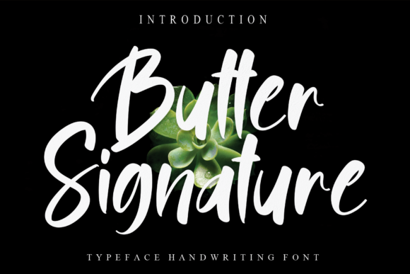 Butter Signature Font for Modern Campaigns