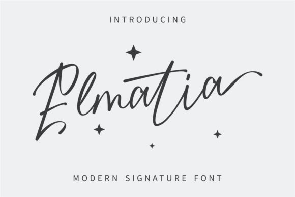 Elmatia Script Font Review for Makers