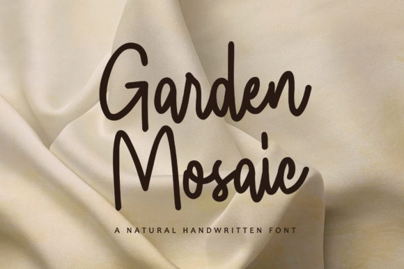 Garden Mosaic Font: Elevating Small Business Branding