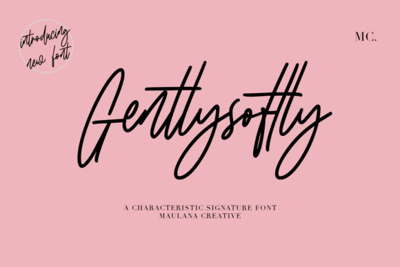 Gentlysoftly Font for Modern Web Design