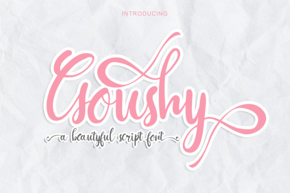Goushy Script Font Review for Makers