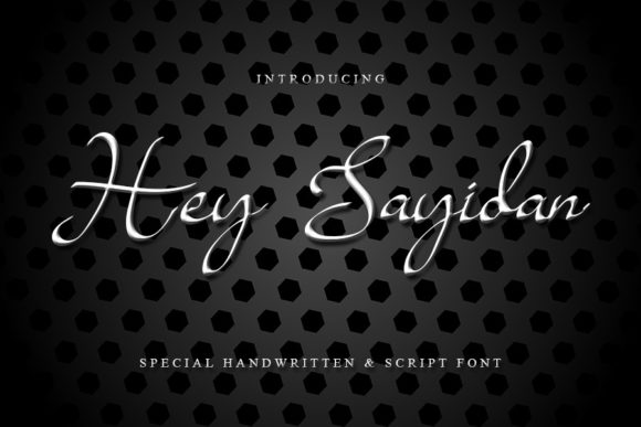 Hey Sayidan Font for Elegant Small Business Branding