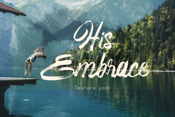 His Embrace: A Refined Script Font for Modern Branding