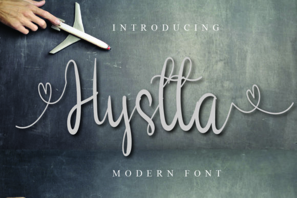 Hystta Typeface for Elegant Brand Design