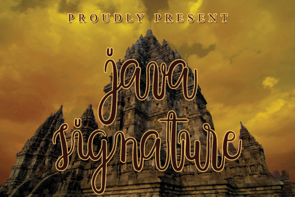 Java Signature Font for Small Business Branding