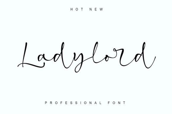 Ladylord Typeface for Elegant Campaign Design