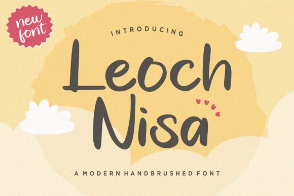 Leoch Nisa Typeface for Small Business Branding