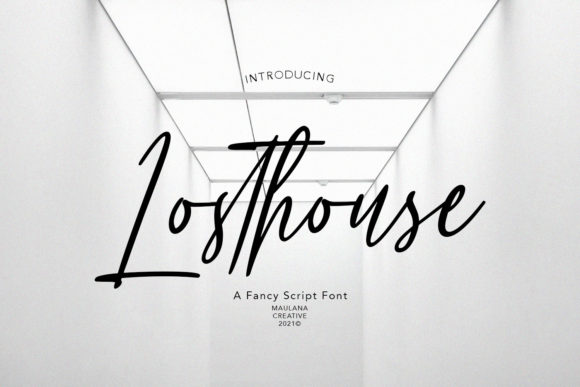 Losthouse Script Font for Modern Web Design