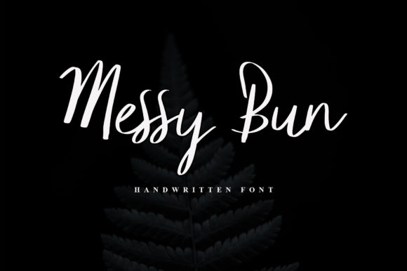 Messy Bun: A Chic Script Font for Modern Web Design