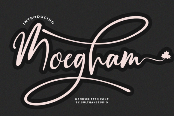 Moegham Font: Elevating Web Design with Chic Script Typography