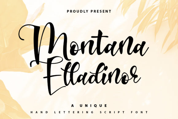 Montana Elladinor: The Ultimate Script Font for Crafters
