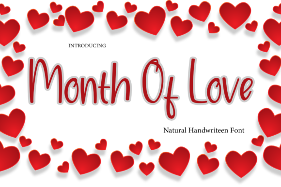 Month of Love: Elegant Script Font for Web Design