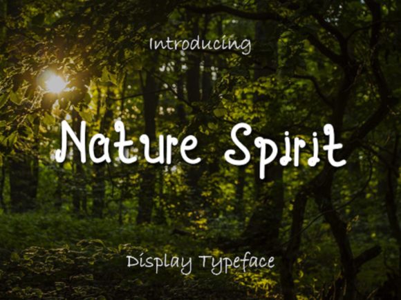 Nature Spirit Font for Elegant Handmade Designs