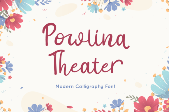 Powlina Theater Font for Campaign Design