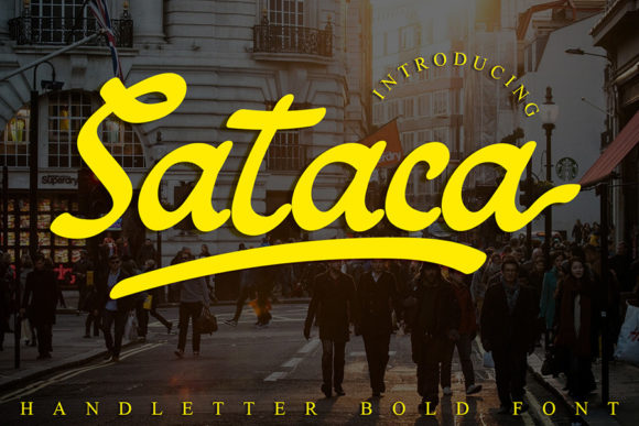 Sataca: Elevate Your Brand with Elegant Script Fonts