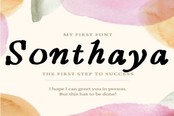 Sonthaya Typeface for Modern Brand Identity
