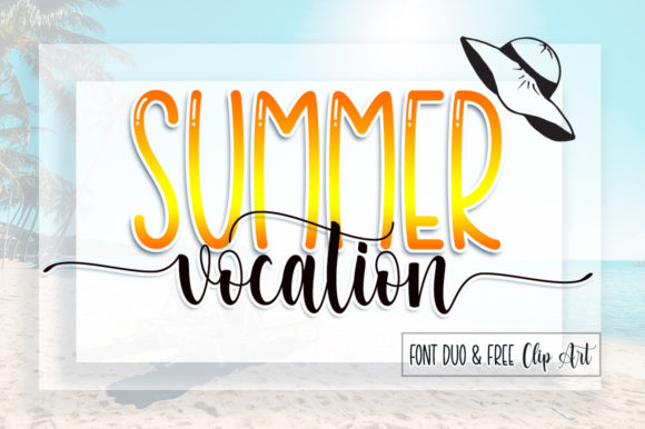 Summer Vocation: A Versatile Duo Font for Modern Branding